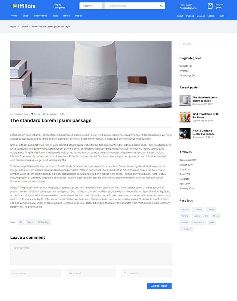 Iffiliate_Single_Article